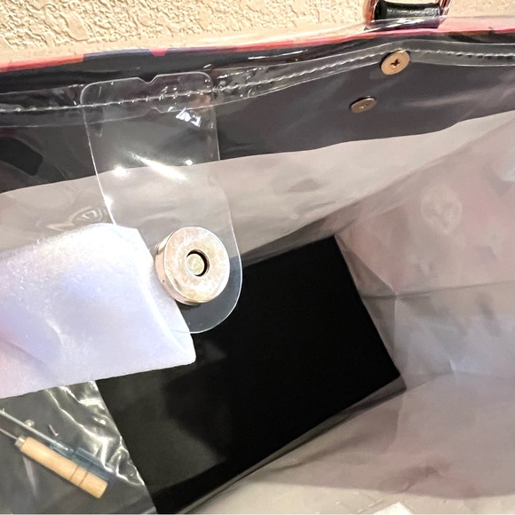 Louis Vuitton LV Large Shopping Bag Tote Crossbody Bag with PVC/TPU - Picture 12 of 12